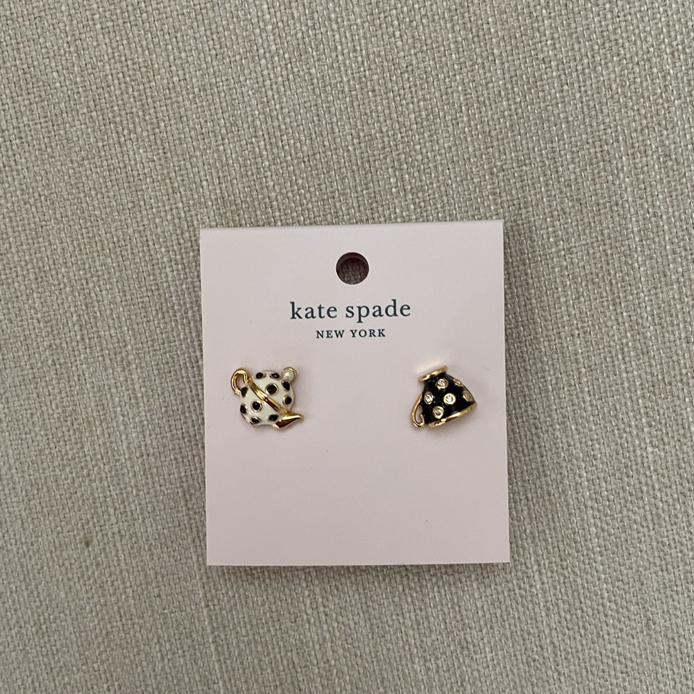 Tea cups studs from Kate Spade
